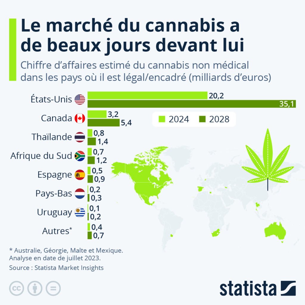 Le Marché Noir du Hashish en Europe, au Canada et en France
